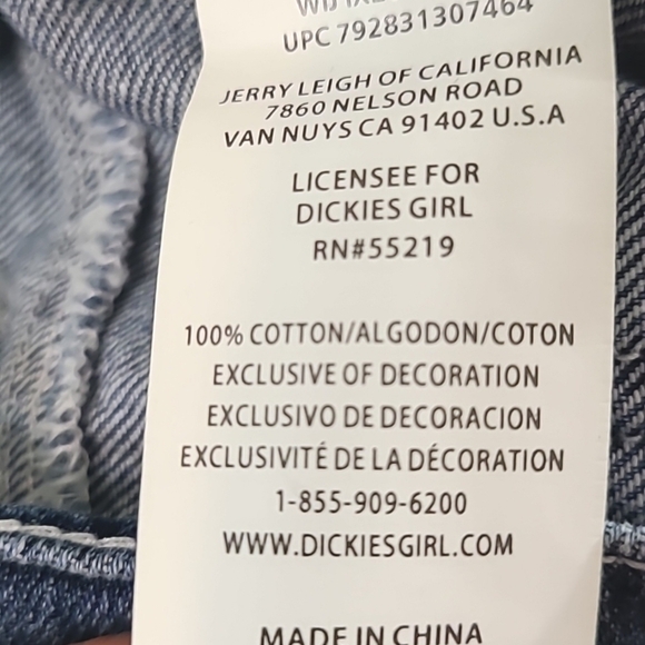 *NWT* DICKIES Stars & Stripes Print 5-Pocket Shorts, size 11/30 - Picture 7 of 7